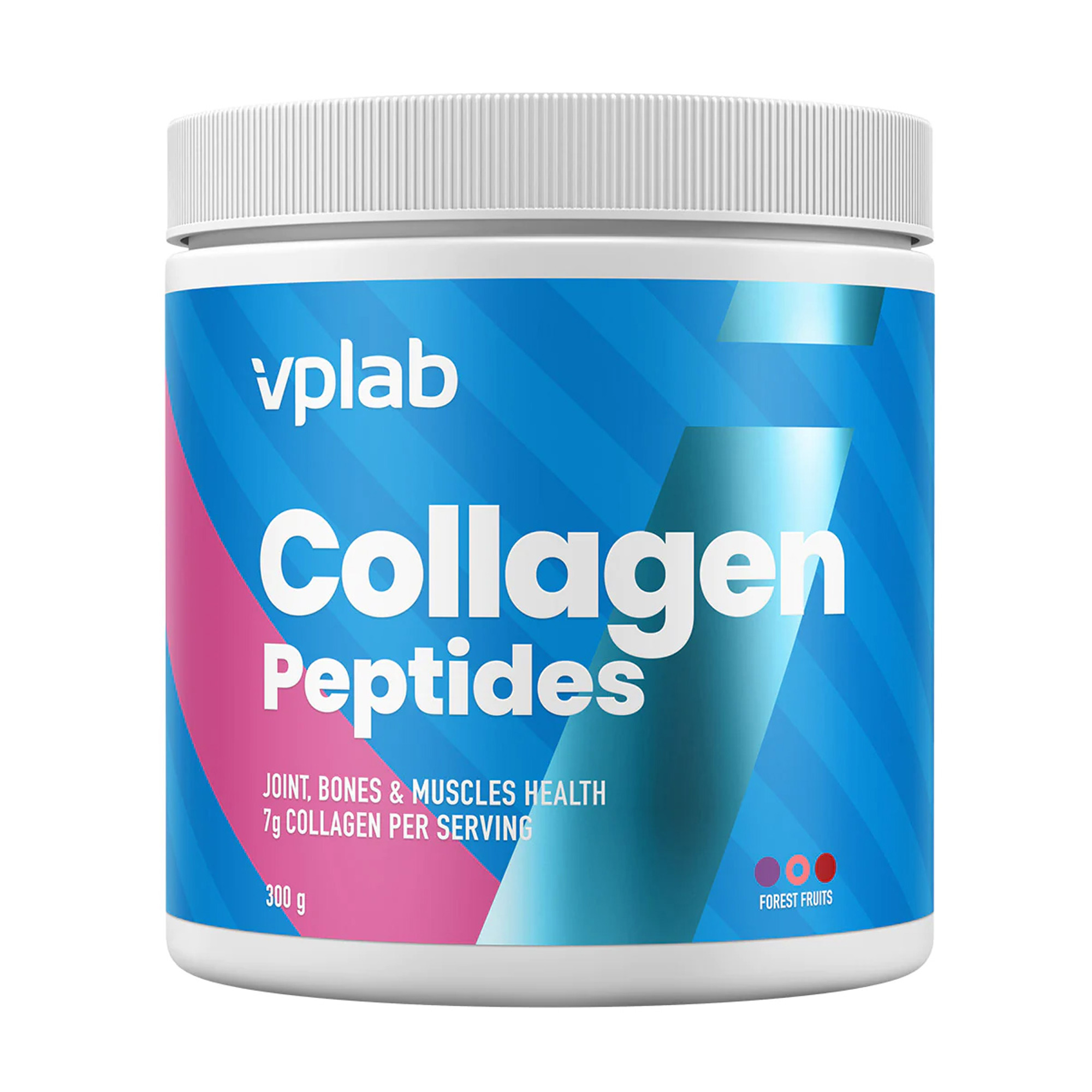 Пептиди колагену VPLab Collagen Peptides Лісові фрукти, в порошку, 300 г